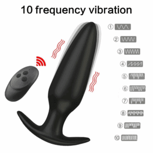 Vibrador Anal Control Plug Anal con control remoto Emporio House